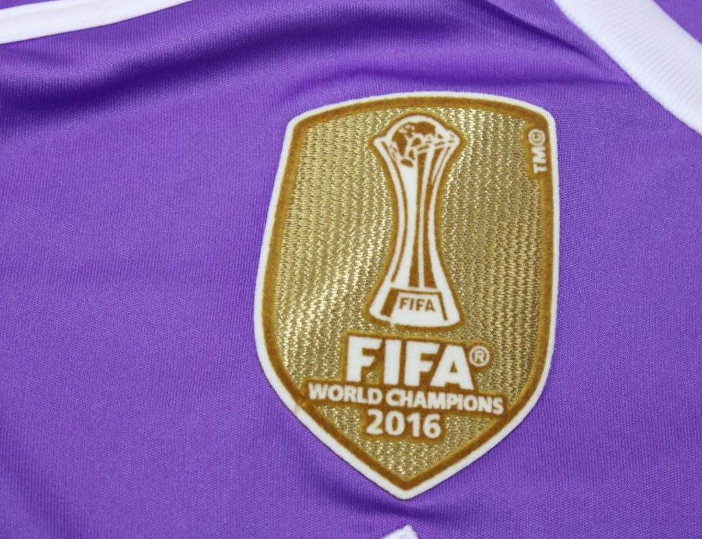 Real Madrid Men's Long Sleeve Away Jersey 2016/17 - Purple