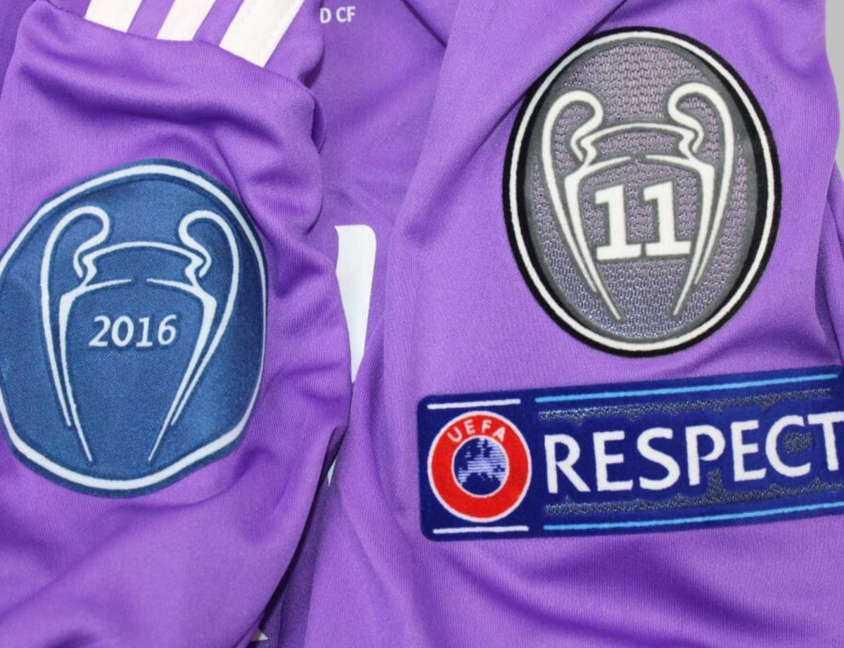 Real Madrid Men's Long Sleeve Away Jersey 2016/17 - Purple