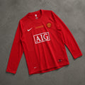 MANCHESTER UNITED HOME 2007/08 LONGSLEEVE RETRO JERSEY