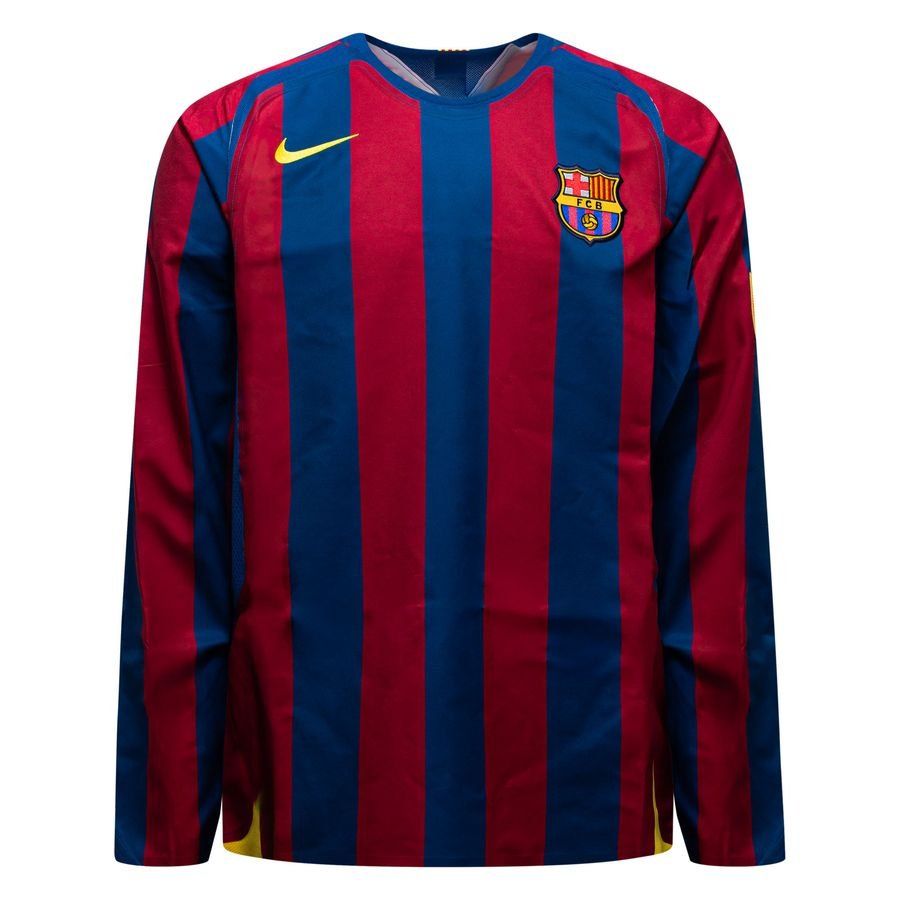Barcelona RONALDINHO Home Jersey 2005/06 Long Sleeve