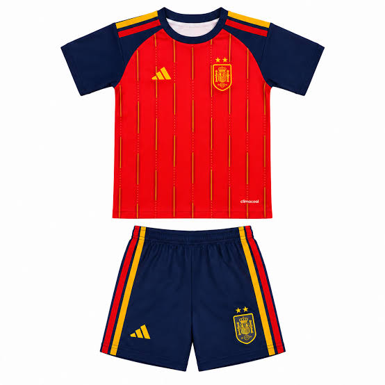 Spain Kid's Home Kit World Cup 2026/27
