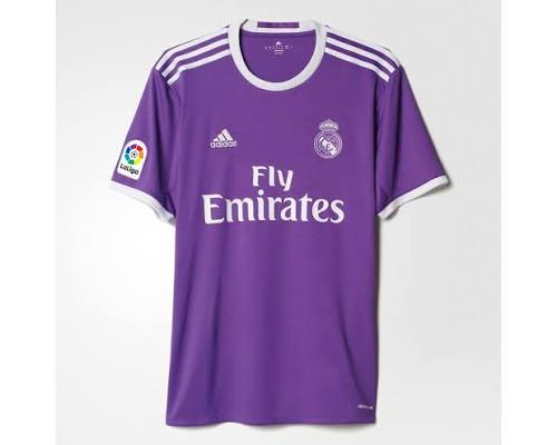 Real Madrid Men's Away Jersey 2016/17 - Purple